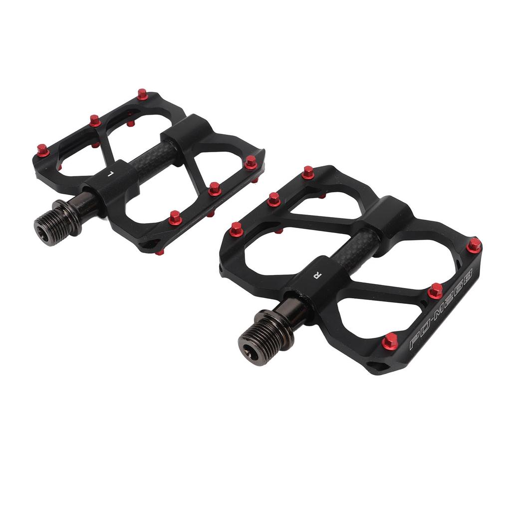 2PCS Road Bike Pedals Aluminum Alloy Anti Slip Lightweight Flat Pedals for Mountain Bike