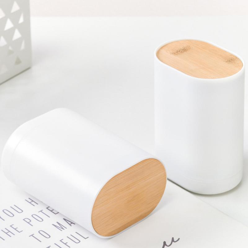 Toothpick Box Cotton Swabs Holder Tooth Pick Automatic Dispenser Press Swabs Box