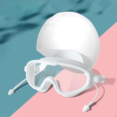 Adult Swim Eyewear with Cap And Ear Plugs for Pool Activities