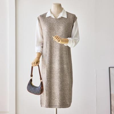 Customable Women Layered Bocas  Knit Dress T2508op620c