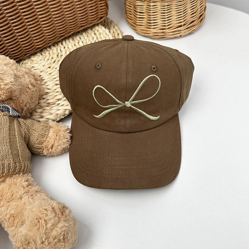 Sweet Butterfly Embroidery Cap Women's Spring and Summer Wide Brim Outdoor Sun Hat Student Versatile Running Sports Baseball Cap