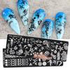 Piastre per Stamping Unghie Squisita Manicure Nail Art Making Acciaio Inossidabile Modello Fai da Te Strumento per Unghie per Signora