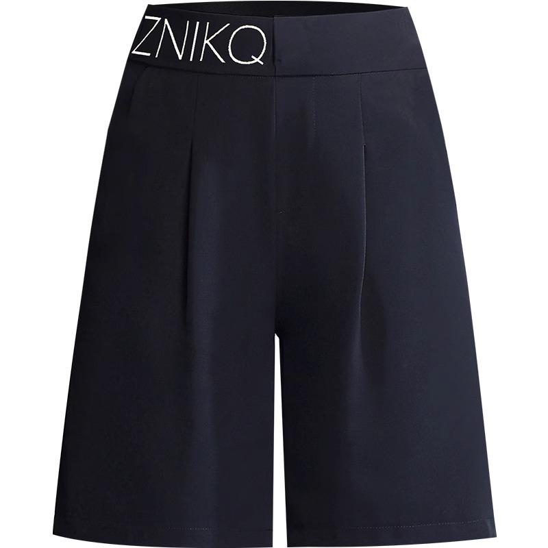 

Женские повседневные шорты с высокой талией и широкими штанинами - Коллекция Осень 2024, Тонкие прямые штанины, Средней длины, Доступны большие размеры. Extra Small чёрный