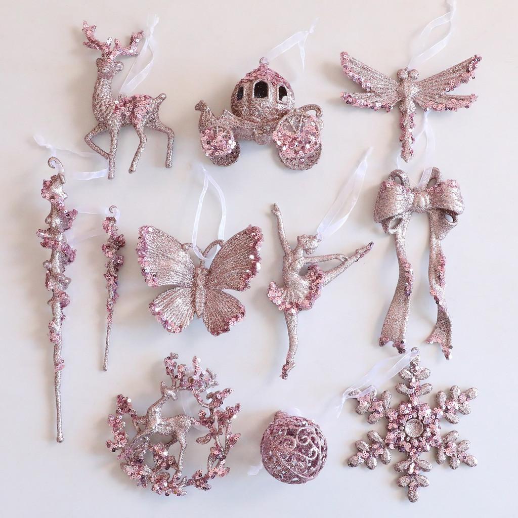 Christmas Acrylic Snowflake Ornaments For Holiday Decor With Glitter Finish For Festive Windows