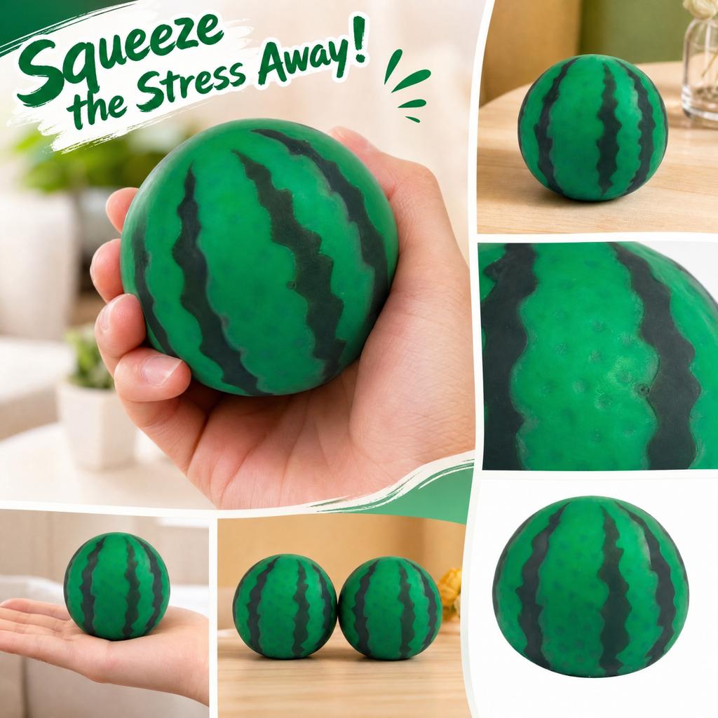 Extra Large Watermelon TPR Beads For Stress And - Watermelon Stress Toy