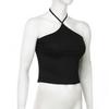 European and American Retro Neck Hanging Suspender Sexy Backless Slim Fit Vest