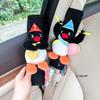 Plush Pingu Penguin Car Seatbelt Shoulder Pad Cover Decorative Accessory Universal Vehicle Interior Gift