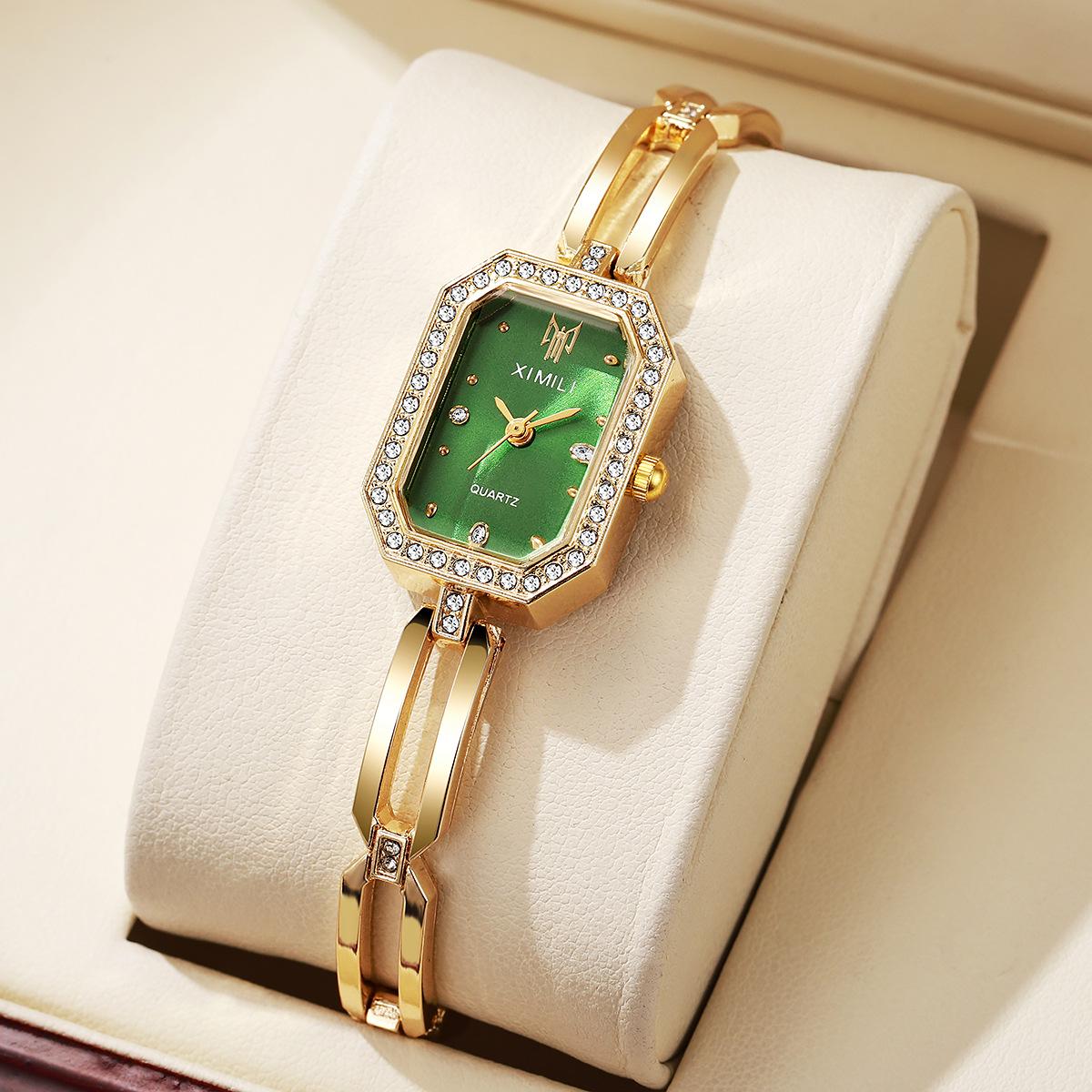 Women s Fashion Square Dial Quartz Bracelet Watch - Versatile & Elegant