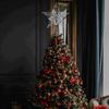 Christmas Tree Top Star Decoration Topper Adornment Wrought Iron Ornament Party