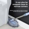 360 Degrees Rotateable Multi Functional Soft Silicone Head Household Mop