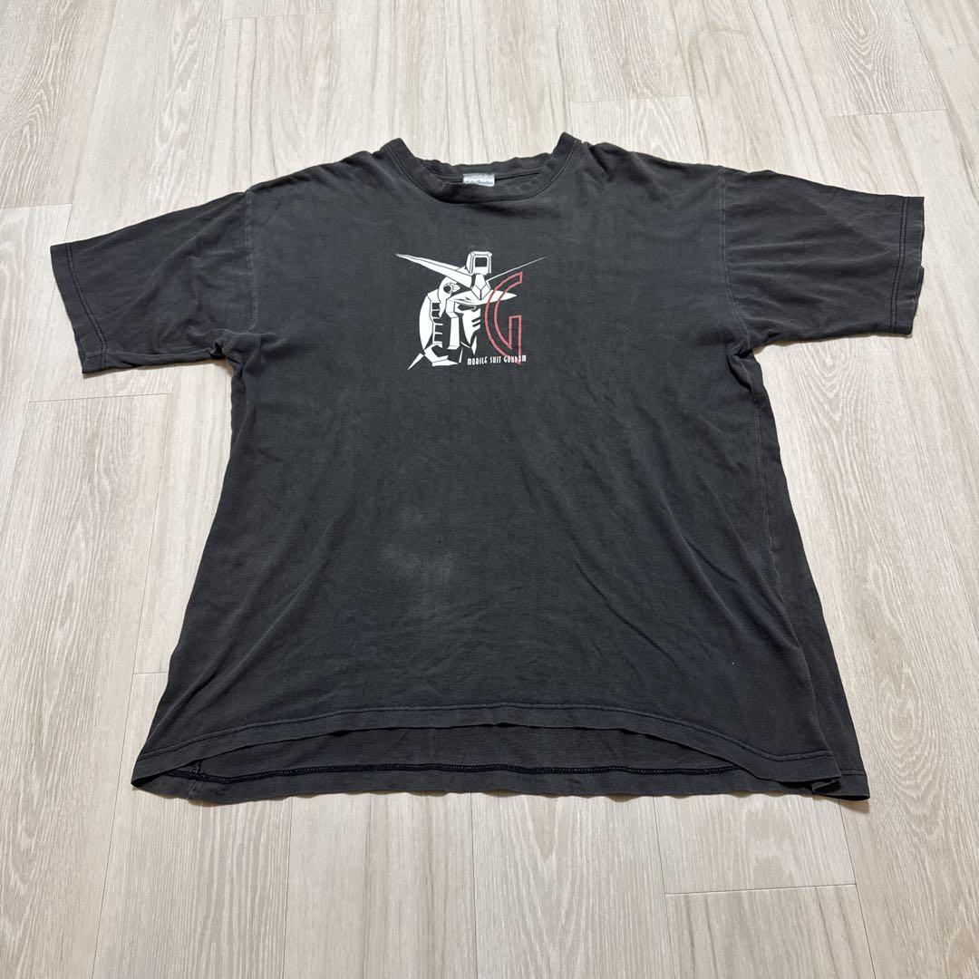 

[USED] Mobile Suit Gundam short-sleeved t-shirt, black, vintage, 90s and 00s