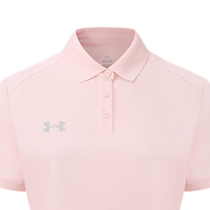 Under Armour Polo Style Sports Casual Versatile Short Sleeve T-Shirt Unisex tops 26500511-616