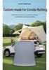 Toyota Corolla Rear Seat Inflatable Mattress for Trunk - Sleeping Bed Modification