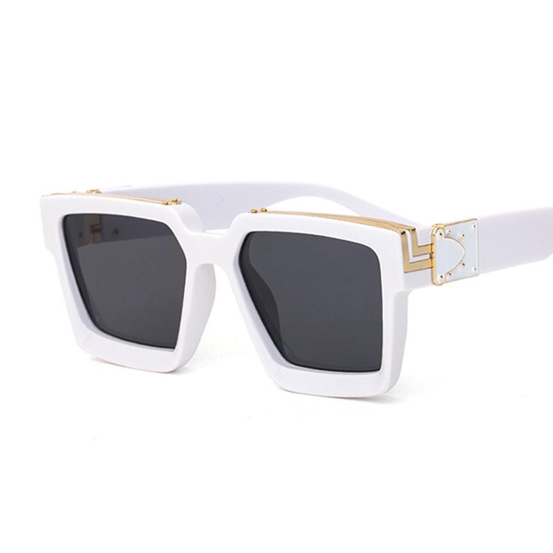 New Big Frame Square Sunglasses Men Fashion Shades Male Sun Glasses High Quality Outdoor Vintage Retro
