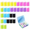 30/32Pcs Finger Sponge Daubers Painting Sponges Set with Storage Box Craft Sponge Daubers for DIY Crafting Card Making Painting Stamping