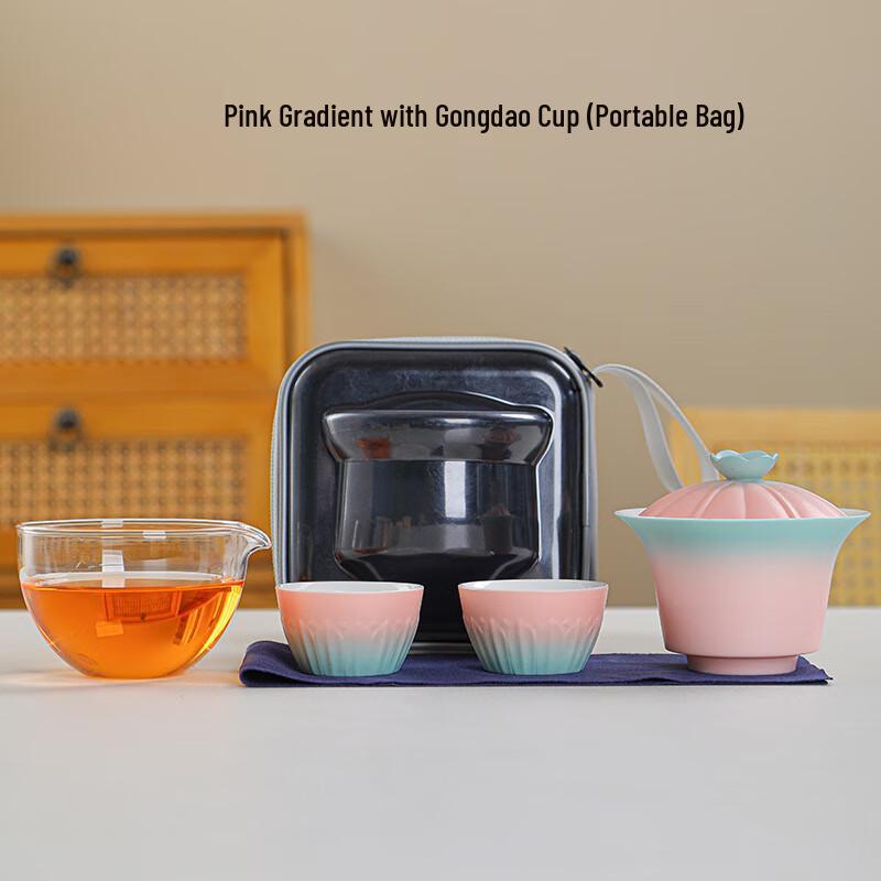 WA Portable Ceramic Travel Tea Set