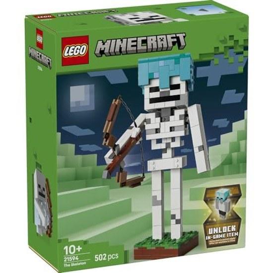 LEGO Minecraft Skeleton 21594 toy boys girls toys birthday present blocks 10 years old 11 12 elementary school goods game movie children 502 pieces