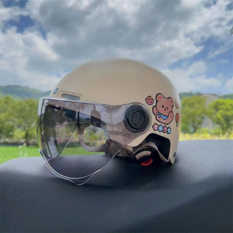 Children's Helmet Electric Car Summer Motorcycle Boy and Girl Half Helmet Electric Car Four Season Universal Safety Helmet