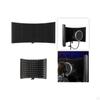 Microphone Isolation Shield Vocal Recording Panel Foldable Adjustable for Broadcasting Podcasts
