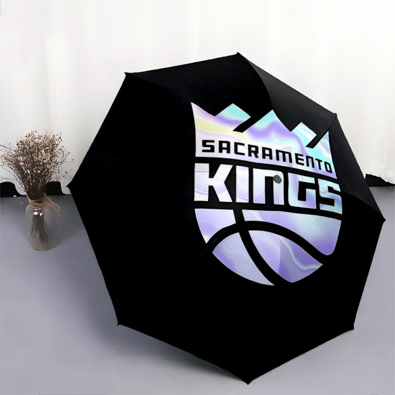 Sacramento Kingspattern, automatic folding umbrella, portable and foldable design, 8 ribs, a Christmas or birthday gift.