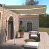 VidaXL Manual Retractable Awning with LED 300x250 Cm Cream 3069502