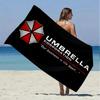 Resident Umbrella Beach Towel Microfiber Beach Towel Super Soft & Absorbent for Bath, Beach, Travel  Bath Time Accessory, Fan gifts
