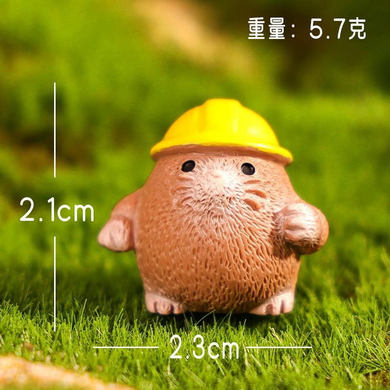 8Pcs Micro Landscape Creative Cute And Cute Hamster Diy Gardening Landscape Decoration Dollhouse Office Desktop Ornament