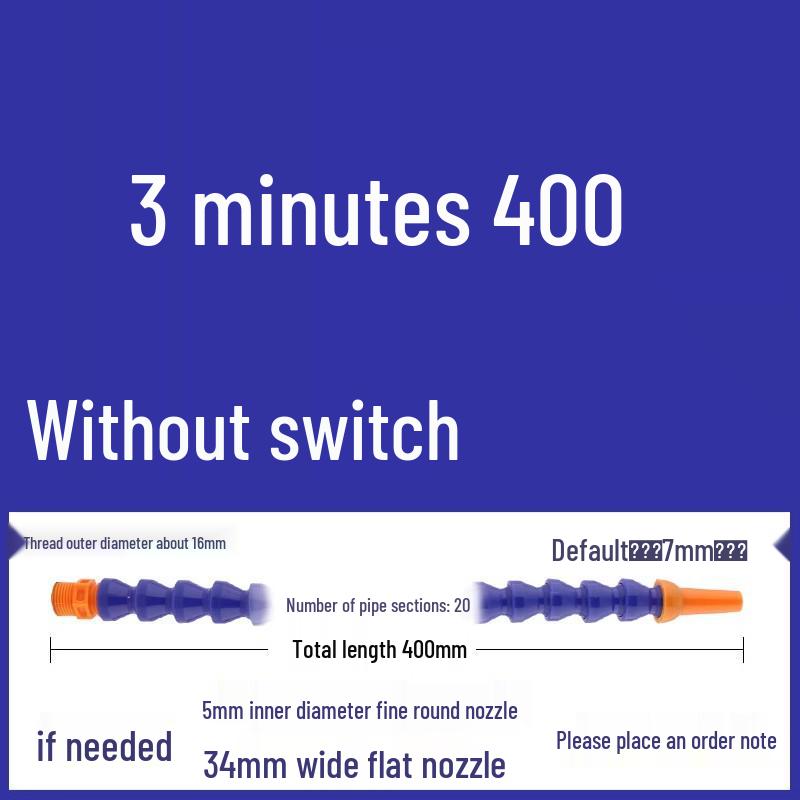 Universal Machine Tool Cooling Water Pipe - Snake Shape Bamboo Joint Design