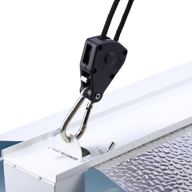 2pcs Adjustable Hanging Rope Awning Guy Ropes Adjustable Lifting Rope Lanyards For Tent Pulley Hooks