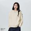 Autumn Winter New Solid Color Sweatshirt Women's Simple Loose Versatile Pullover Bottoming Long-sleeved Top