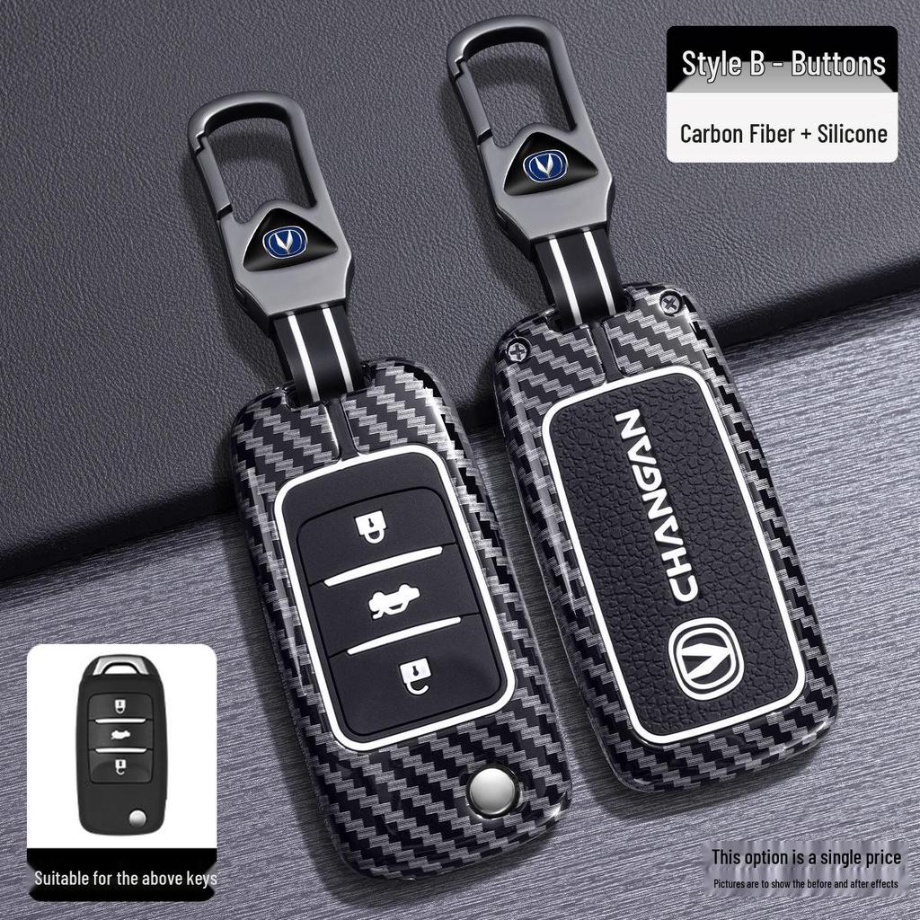 Compatible Changan Car Key Cover for Nuo Yumi, Lumin, Benbenestar, CS55, Yidong DT, CS35 XT, CS15