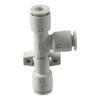 Durable Plastic Push in On Air Vacuum Ejector Aluminum Blue Venturi Tube White ZH05DS-06-06-06 Vacuum Generator Worker