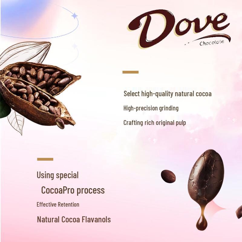 DOVE Klassische Schokoladen- und Süßigkeiten-Doppelschicht-Geschenkbox