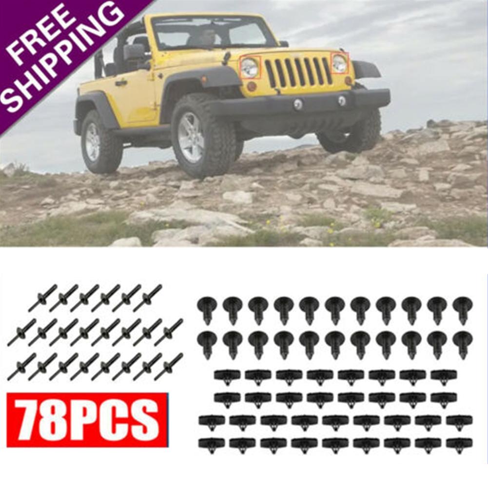 Car Fastner Clips Clips Interior Accessories Black