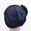 New Solid Color Floral Headscarf Cap - Women's Postpartum Wrap