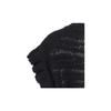 PINKO Loose Fit Hollow Short Sleeve Knit Top Women tops Black 103148A1PG-Z99