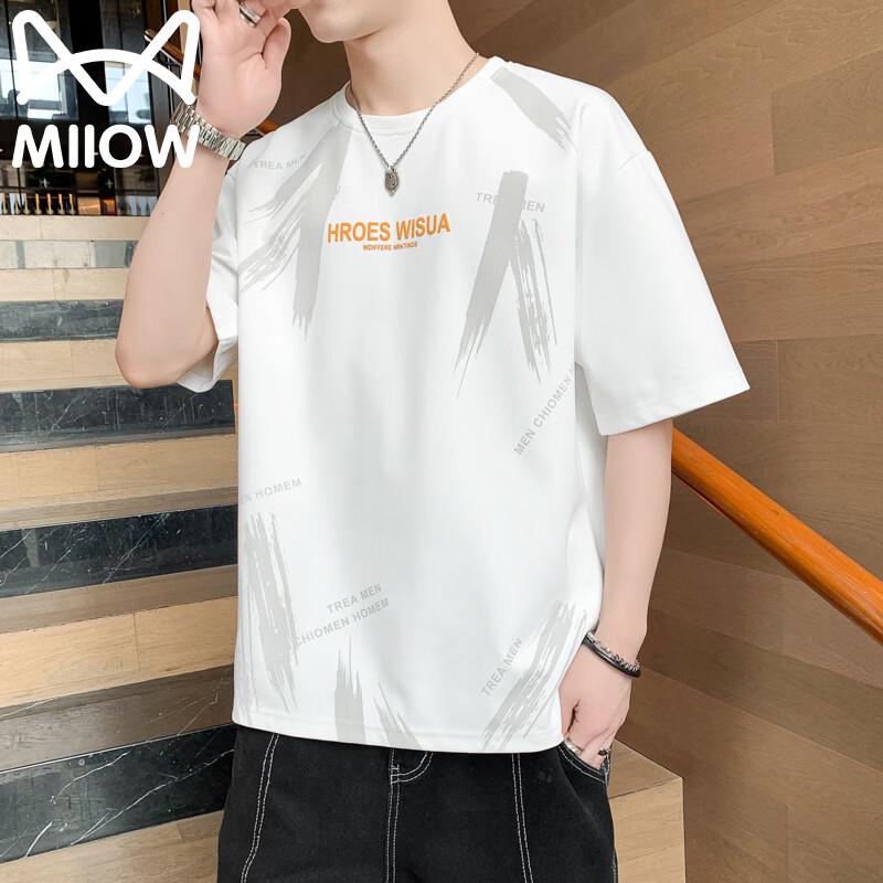 MiiOW Men s Plus Size Short Sleeve T-Shirt 4XL