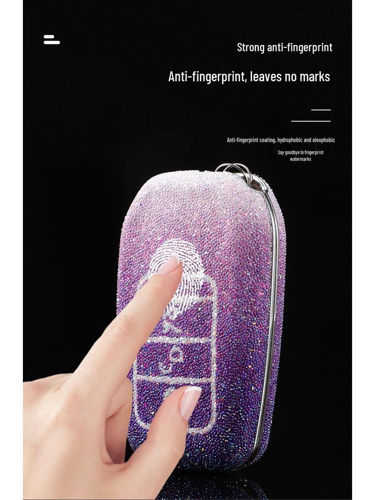 Toyota Car Key Case for Highlander, Camry, Corolla, Venza, Levin, Asian Dragon - Men’s Shell Buckle Bag