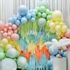Rainbow 3Pcs/Set Crepe Paper Streamers For Wedding Birthday Party Backdrop Decoration Vibrant Multi-Colored Paper Crepe Garland Ribbon Decor