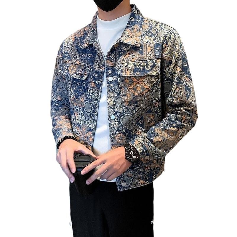 Men's 2025 Trendy Slim Fit Casual Lapel Jacket - Spring & Autumn Arrival