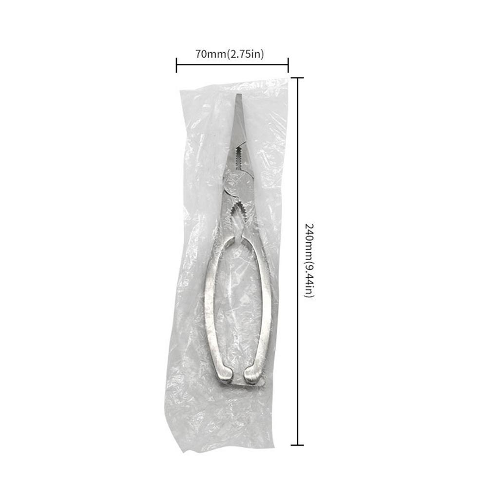 Stainless Steel Seafood Tools Crabb Stripping Pincers Kitchen Crabb Shrimp Peeling Clamp Pliers Clip