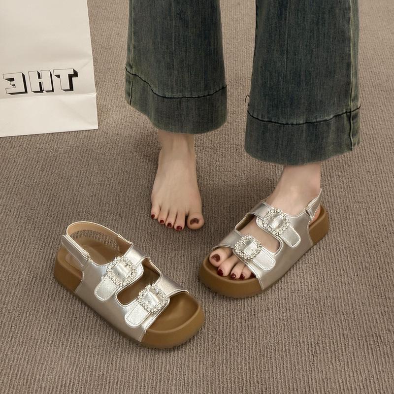 New Casual Beach Shoes for Women with Thick-soled Sandals