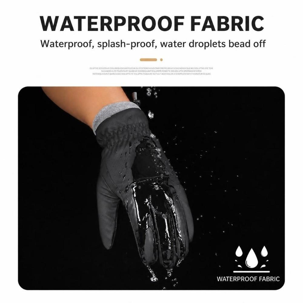 Waterproof Cold Proof Gloves Anti Slip Touchscreen Gloves Durable Windproof Gloves