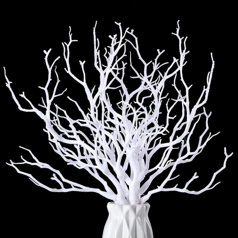 1/3pcs Plastic Branch Artificial Fake Antler Shaped Tree Twig Decorative Plants Autumn Winter Home Christmas Wedding Table Decor