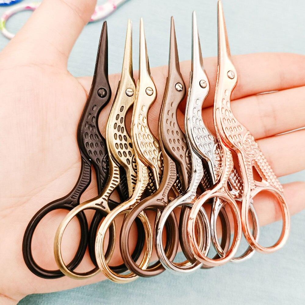 Forbici Vintage In Acciaio Inox Per Cucito E Ricamo – Oro, Punte Fini, Fai Da Te - 3