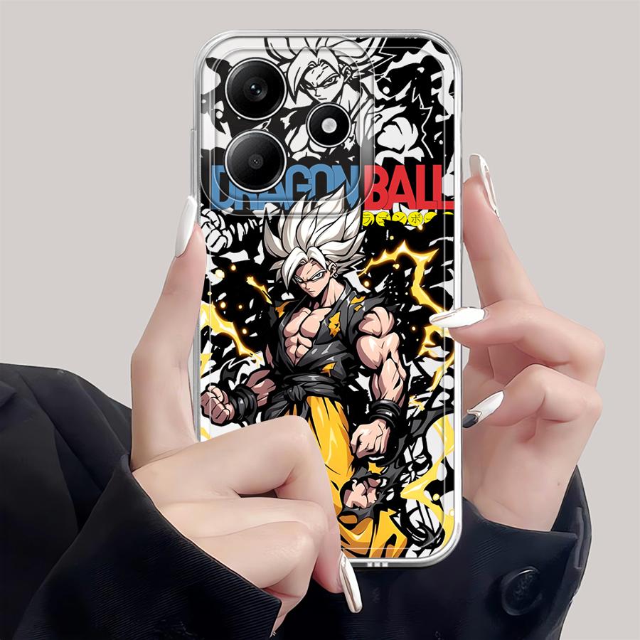 Soft Phone Cover Case for Xiaomi Redmi Note 14 Pro Plus 12S 9 10 13C A4 11 10S 12 Note 13 14C 11S Dragon Ball Son Goku