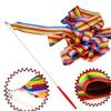 Children'S Colorful Artistic Gymnastics With Stick Ribbon Children'S Early Education Dancing Ribbon Toy Ideal Gift For Children