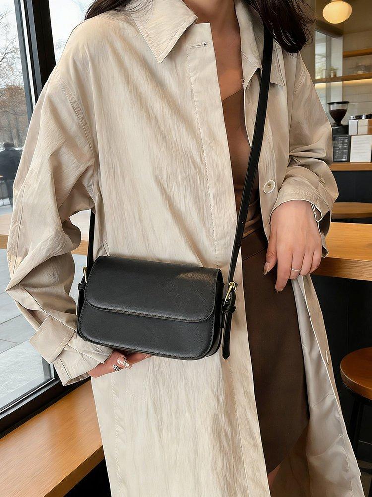 Advanced Texture Retro Small Saddle Bag Women 2026 New Popular All-Match Messenger Bag Fashi Underarm Bags Square Sling Bag