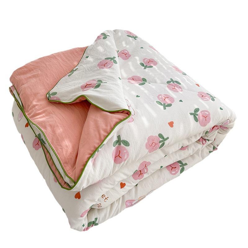 Class A Maternal & Infant Double Layer Summer Gauze Quilt - Cool, Gift Boxed, Air Conditioning Blanket, Dormitory Thin Blanket, 8