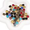 5-10pcs Ellipse Glass Bead Crystal Scattered Beads For DIY Bracelets Necklaces Jewelry Making